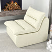 Lazy Floor Sofa ,Modern Armless Floor Lounge Chair, Comfy Accent Bean Bag Couch, Single Corner Chair Sofa For Living Room Bedroom Salon Office