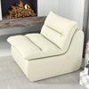Lazy Floor Sofa ,Modern Armless Floor Lounge Chair, Comfy Accent Bean Bag Couch, Single Corner Chair Sofa For Living Room Bedroom Salon Office