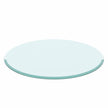 36 Round Tempered Glass Table Top 1 2  Thick Beveled Polished Edge