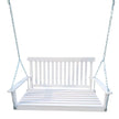Wooden Bench Swing With Chain
