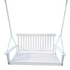 Wooden Bench Swing With Chain