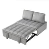Convertible Sleeping Sofa Bed, Modern Velvet Fabric Double Seat Sofa Bed, Sleeping Sofa Bed With 2 Backs And Detachable Backs, Backs, Suitable For Living Room Bedroom,Grey