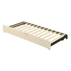 Twin Size Upholstered Daybed With  Up Trundle, Beige