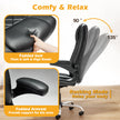 Leather Executive Office Chair With Arm & Rocking Function