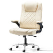 Leather Executive Office Chair With Arm & Rocking Function