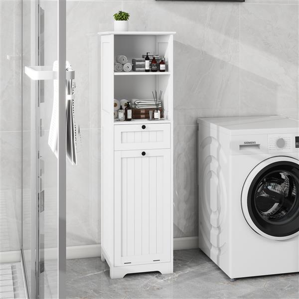 Single Compartment Single Drawer Inclined Laundry Classification Cabinet,