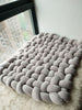 INS new twist hand-woven mat climbing mat anti-slip mats cushion home decoration
