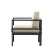 27.7 Modern Outdoor Lounge Chair With Aluminum Frame, Weather-Resistant Cushions, Sleek Design, Perfect For Patio, Garden, Or Balcony