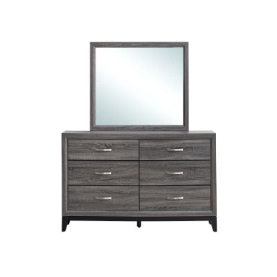 Glasgow G04305-D Dresser Mirror Not Included , Gray