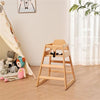 Wooden Double-layer Solid Wood Baby Height Chair