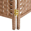 6 Panel Wicker Room Divider 6' Tall Privacy Screen Natural