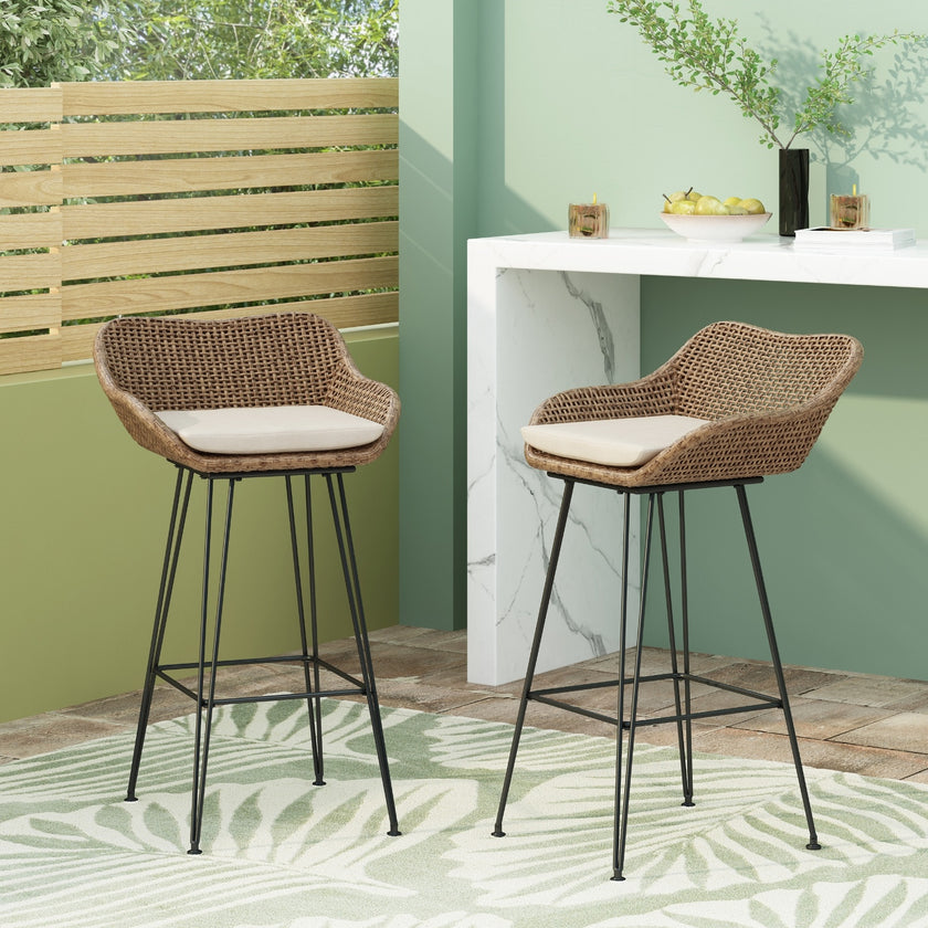 PE Rattan BAR STOOL