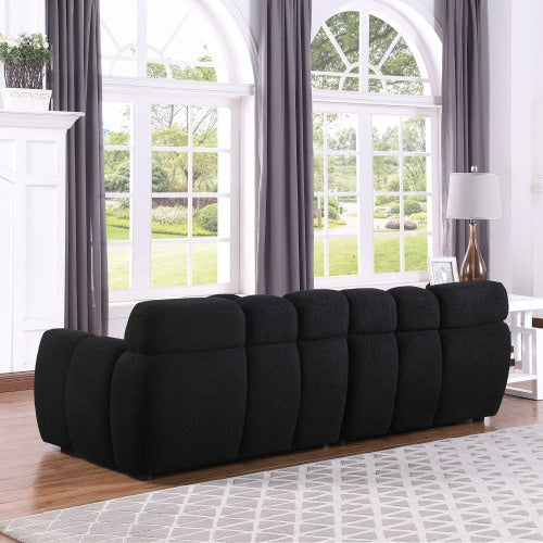 87.4 Length ,35.83 Deepth ,human Body Structure For USA People, Marshmallow Sofa,boucle Sofa ,3 Seater