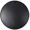 32 Inch Black Metal Framed Round Bathrrom Mirror For Wall.