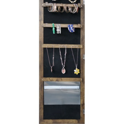 Full Length Mirror 360 Swivel Jewelry Cabinet