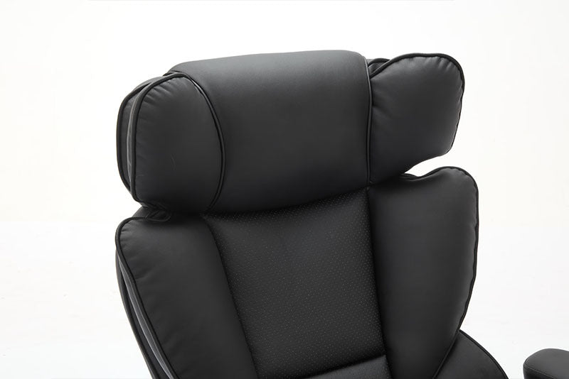 Big And Tall Office Chair 500lbs With Adjustable Lumbar Support, Executive Office Chair With Flip-up Armrest And Wider Seat, Ergonomic Leather Chair Breathable Cannot Be Sold On Temu