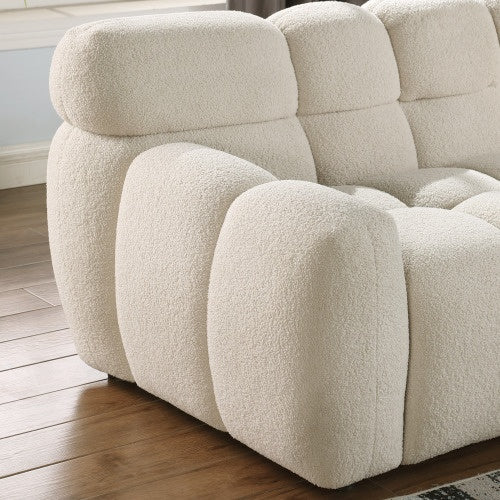 64.96 Length ,35.83 Deepth ,human Body Structure For USA People, Marshmallow Sofa,boucle Sofa ,2 Seater