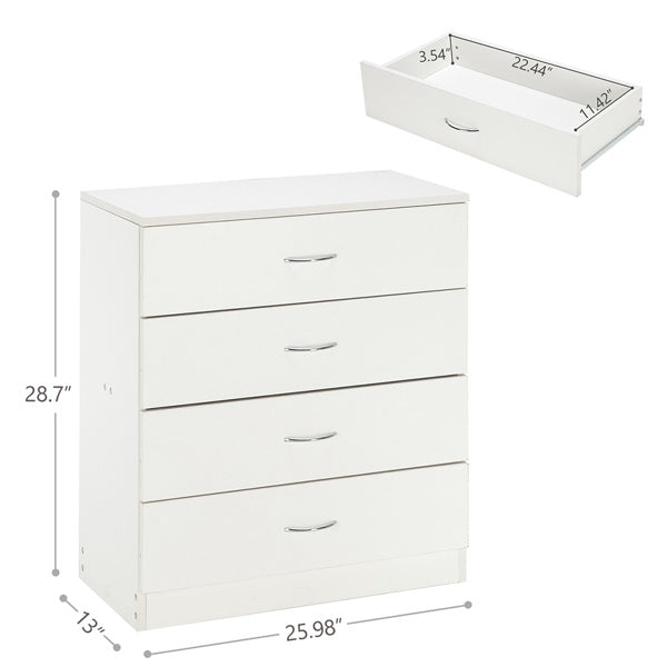 Four Layer Cabinet - White