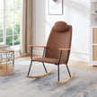 Modern Rocking Chair Comfortable Side Chair For Nursery, Bedroom, Living Room