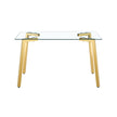 Glass Dining Table Transparent, 130  80   8MM