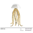 Jellyfish Decoration Metal Ocean Art Theme