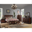 Traditional Formal Look Cherry Finish 1pc Nightstand Storage Space Bedside Table Plywood Veneer Bedroom Furniture
