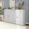TREXM Kitchen Sideboard Buffet With 2 Drawers & 4 Doors Adjustable Shelves