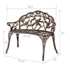 Cast Aluminum Outdoor Courtyard Decoration Park Leisure Rose Chair