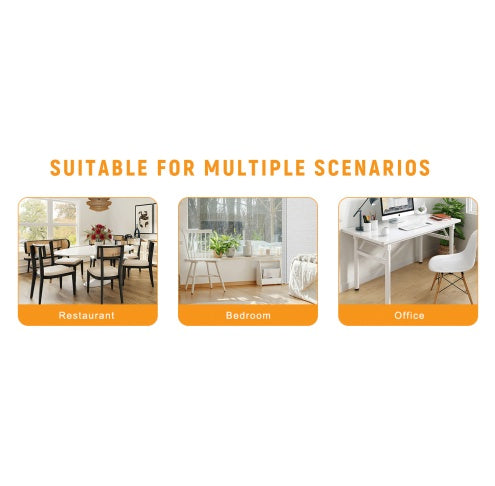 Luxury Minimalist Chairs - A Set Of 4 High Quality Dining Chairs With Black Metal Legs. The Integral Metal Leg Structure Is Suitable For Various Interior Decoration Styles.