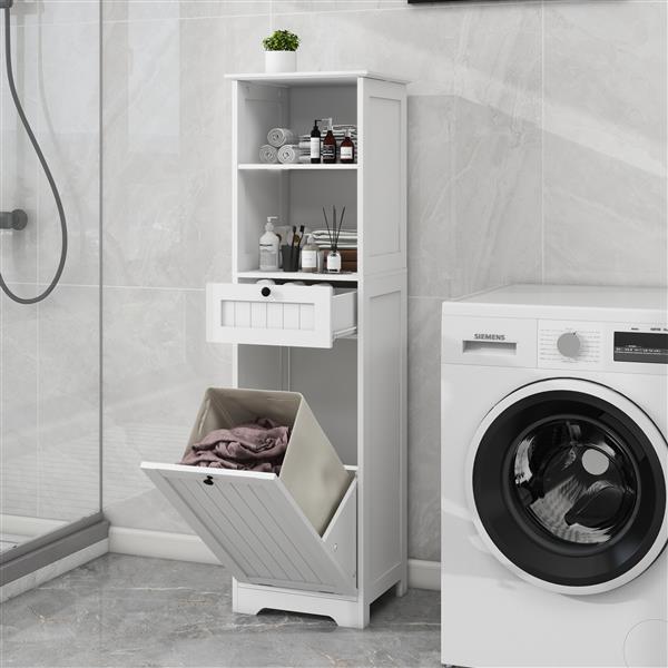 Single Compartment Single Drawer Inclined Laundry Classification Cabinet,