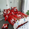 Santa bedding three-piece four-piece