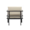 27.7 Modern Outdoor Lounge Chair With Aluminum Frame, Weather-Resistant Cushions, Sleek Design, Perfect For Patio, Garden, Or Balcony