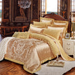 Four-piece satin jacquard set