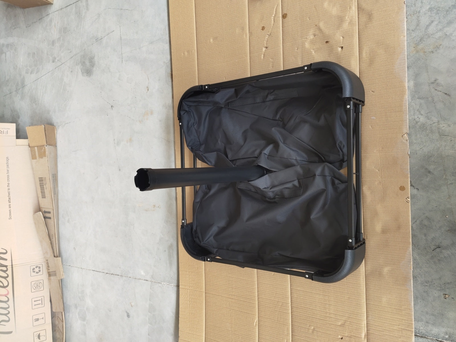 15x9ft Large Double-Sided Rectangular Outdoor Twin Patio Market Umbrella With Light And Base- Red