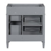 30'' Bathroom Vanity Without Top Sink, Modern Bathroom Storage Cabinet With 2 Drawers And A Tip-out Drawer