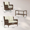 Pieces Patio Furniture Set
