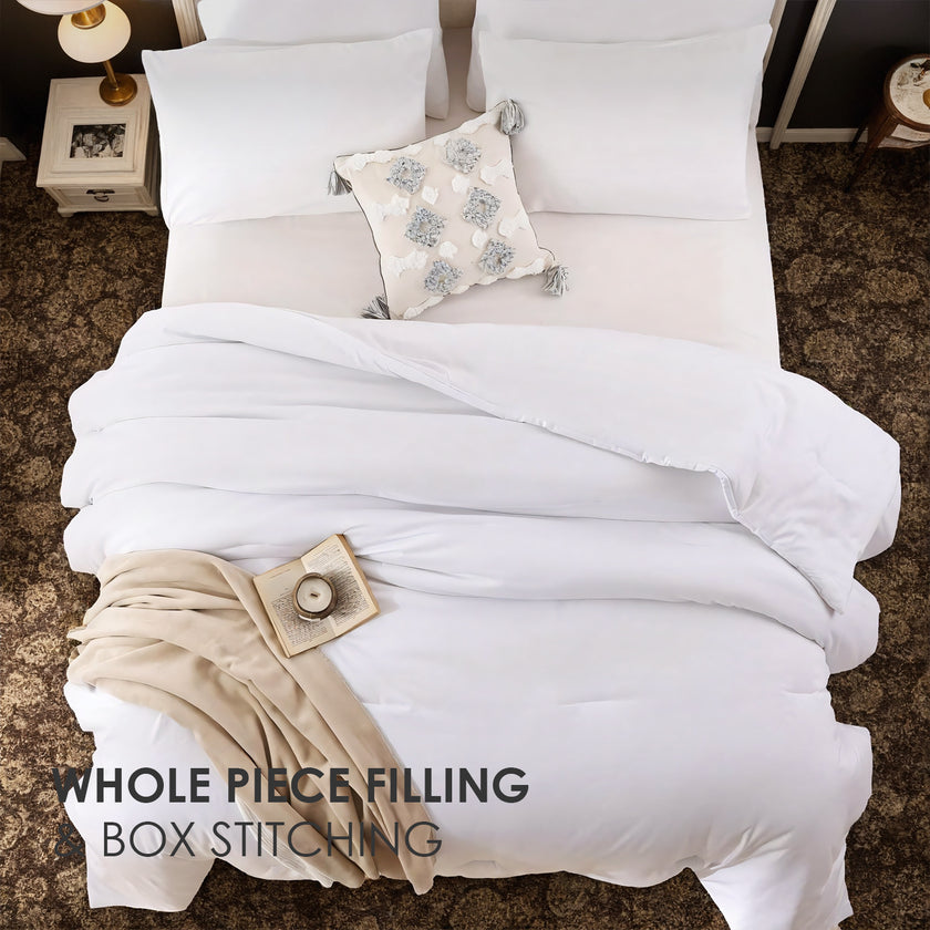 Polyester Brushed Single Quilt Core, Dot Quilting, Microfiber Filling, Suitable For All Seasons, Down Quilt Alternative, Breathable And Warm,CPC Children Certified