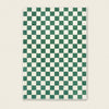 Retro Classic Checkerboard Vertigo Rug Living Room Bedroom