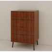 Wooden Chest Of Drawers - Spacious Storage Organizer For Bedroom Or Living Room, Modern Design With Multiple Compartments, Brown