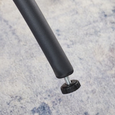 3 Bar Table And Chairs Set For Dining Room Industrial Counter Height Bar Chairs With Metal Back, Fabric Seat