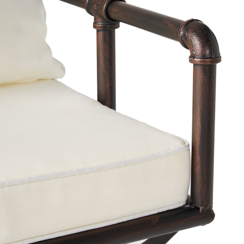 Outdoor Terrace Rotating Soft Cushion Adjustable Height Bar Stool Adjustable Height