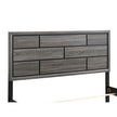 Glasgow G04305A-QB Queen Bed Mattress Not Included, Gray