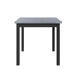 TOPMAX 5-Piece Counter Height Dining Set, Wood Table  Chairs Stools W Footrest