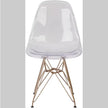 2 Transparent Dining Chairs