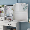 Vanity Desk With Mirror & Lights, Makeup Table Set