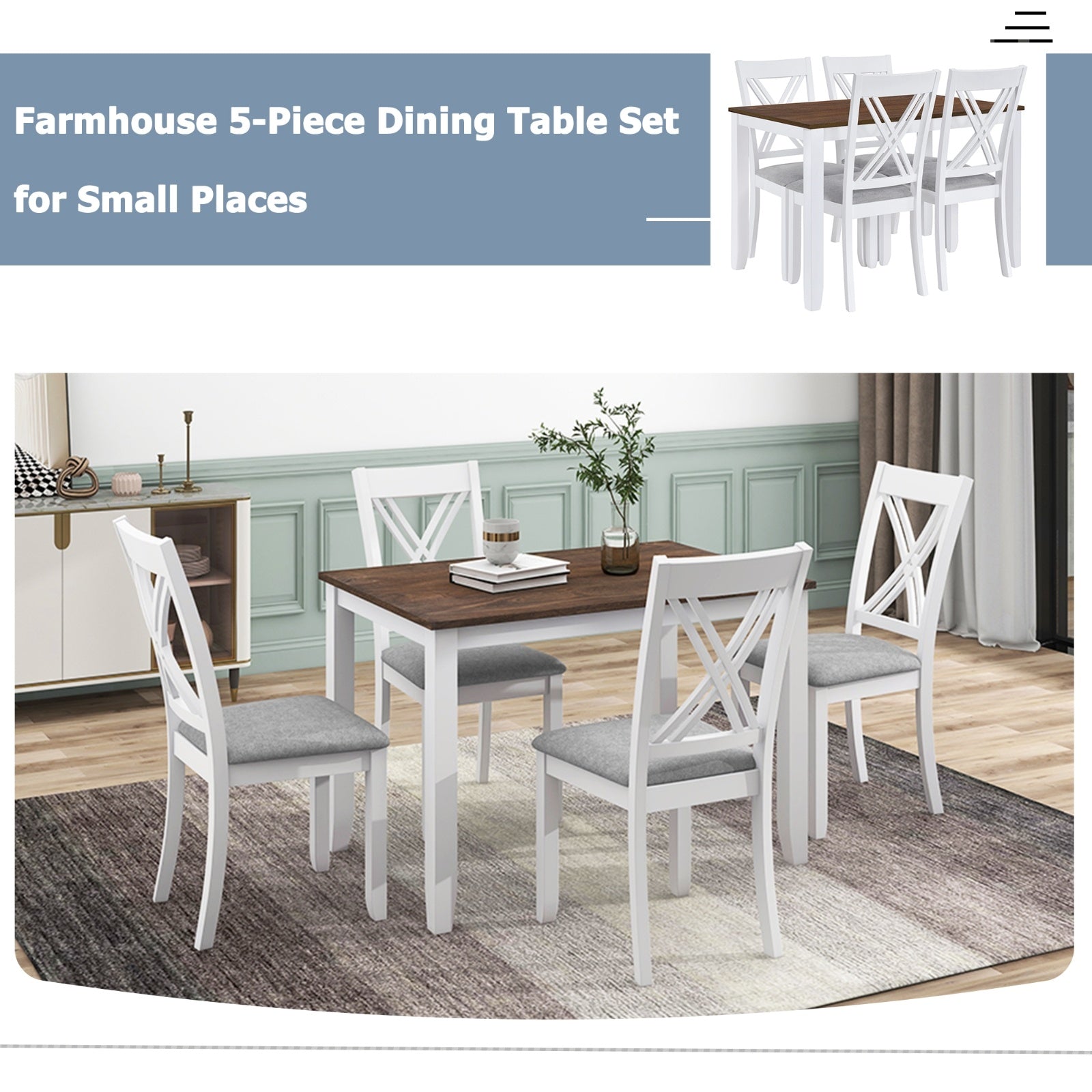 TOPMAX Rural Style 5-piece Cutlery Set