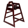 Wooden Double Solid Wood Feeding, Eat & Grow Portable High, Easy To Clean Baby Booster Chair In Maho