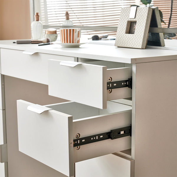 Dressing Table Set With LED Mirror And 3 Lighting Modes