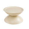 MILK WHITE Coffee Round Tables With STORGE MOVABLE TABLE TOP MULTIFUNCTIONAL END SIDE TABLE