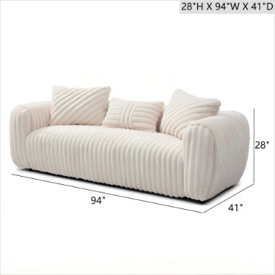 Cancun G00932A-S Sofa , White